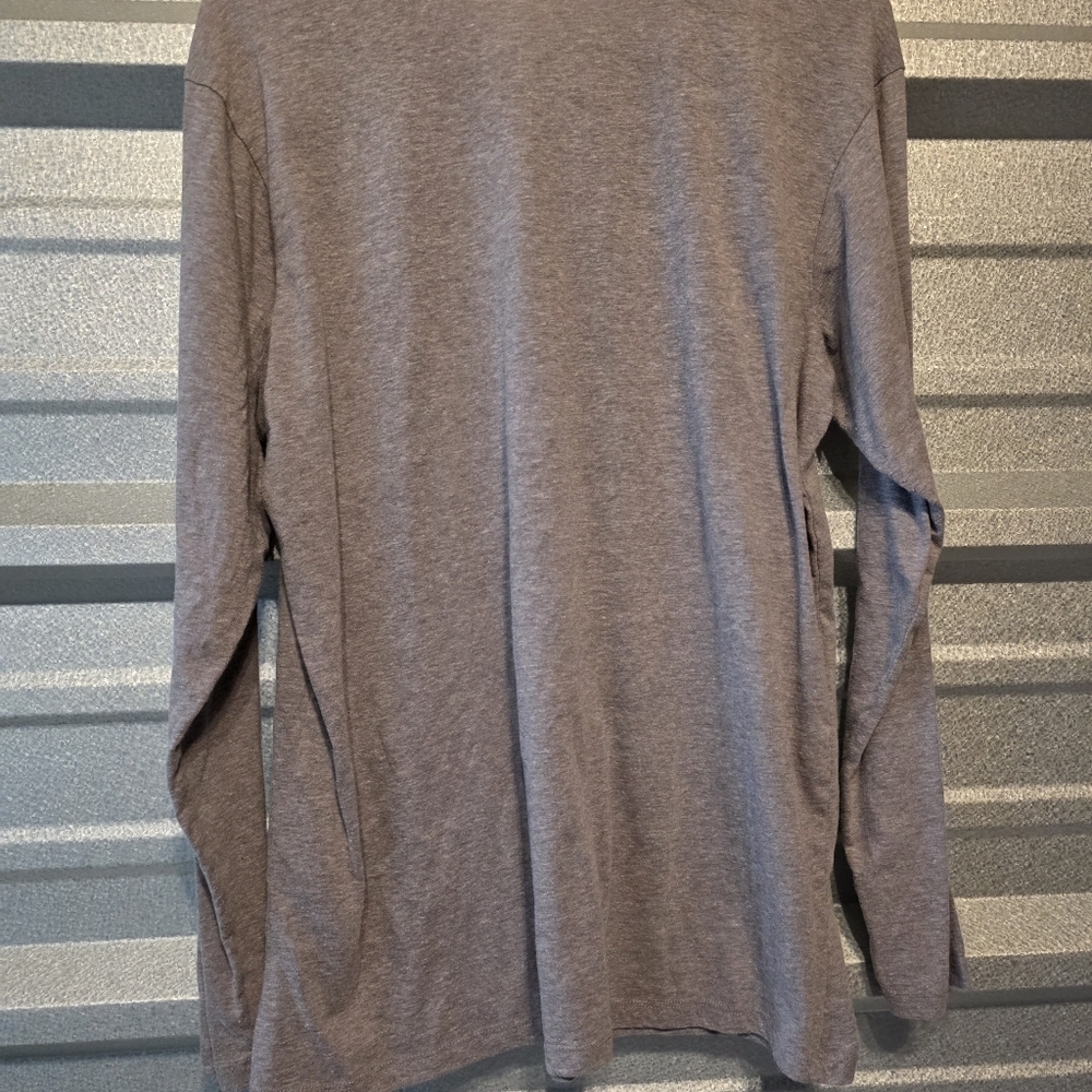 Lincoln Gray Long Sleeve Men's Shirt - Picture 3 of 3